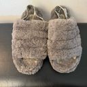 UGG Fluff Yeah Slide Grey Slip on Sandal Photo 3