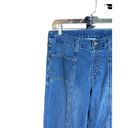 Denim & Co . Stretch Wide Leg Jeans with Seam Detail Medium Wash 14 Reg. Photo 4