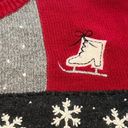 Croft & Barrow Vintage  Ugly Christmas Sweater Patchwork XL Embroidery Snowman‎ Photo 3