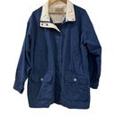 st. john's bay  Parka Jacket Womens Size XL Full Zip Parka Blue Winter Warm Photo 0