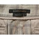 BCBGMAXAZRIA  Women's Plaid Stripe Bermuda Shorts Gray Size 4 Photo 8