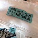 Wax Jean Wax size 14 white Women's High-Rise Push-Up Super Comfy 3-Button Skinny Jeans Photo 5