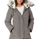 Sam Edelman  short parka with faux fur gray Small Photo 0