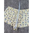 American Eagle vintage y2k  pj loungewear shorts yellow floral cotton S coquette Photo 8