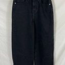 River Island  Capri Jeans Raw Hem Black Size 8R Photo 0