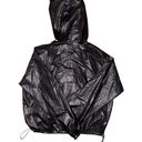 Elodie Black Cropped Waterproof Windbreaker Photo 1