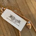 Betsey Johnson  ROSE GOLD TONE/PEARL HEART NECKLACE Photo 4