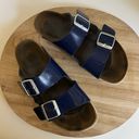 Birkenstock  Blue Arizona Made in Germany Slide Sandals 39 Photo 10