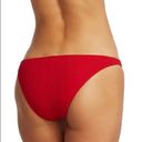 ONIA NWT  - Ashley Ribbed Bikini Bottom - Red Rock Photo 3