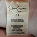 Jessica Simpson  Forever Skinny Crop Jeans Peach Size 31 Photo 6