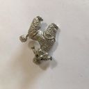 Vintage Silver Tone Poodle Dog Brooch Pin Costume Jewelry Photo 3