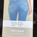 Wax Jean  JRS SZ 11/30 Mom Jeans High-Rise Distressed Stretch Pockets Black New Photo 9