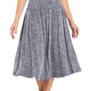 Hilary Radley  Midi Length Polka Dot Skirt Stretchy‎ waistband Photo 0