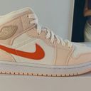 Jordan Air  1 Mid Pink Orange Photo 1