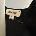 L'Agence  Marvella Dress in Black Maxi Size 4 High Neck Formal Gown Photo 7