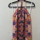 Boston Proper  (NWT) Halter Keyhole Tropical Floral Print Maxi Dress, Size XS Photo 1