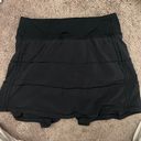 Lululemon Pace Rival Mid-Rise Skirt Long in Black Size 2 Photo 6