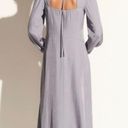 Vince Long Sleeve Paneled V-Neck Midi Maxi Open Back Dress  Size 6 Photo 1