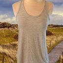 Athletic Works Workout Fitness Tank Razor Back Gray Striped XS Womens Photo 0