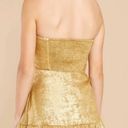 TCEC NWT  Gold Strapless Joy Dress Photo 1