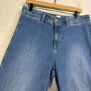 Gap  High Rise Wide Leg Crop Jeans Medium Wash Trendy Style 12 Photo 4