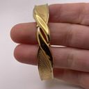 Monet Signed  Costume Jewelry Gold Tone Bangle Bracelet Photo 6