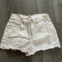 Victoria's Secret Victoria’s Secret PINK White Jean Shorts Photo 0