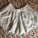 Free People White Flowy Shirt Photo 1