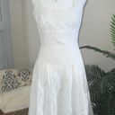 Vintage Charm Gorgeous Vintage Y2K Doen Style White Eyelet Midi Dress Photo 0