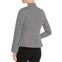 Tory Burch  | Cameron Crosshatch-Print Jacket Size 8 Photo 1