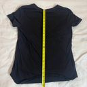 Tek Gear NWOT  Solid Black Round Hem V-Neck Workout T-Shirt Size Medium Photo 6