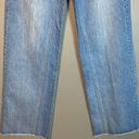 Veronica Beard NWT  Dylan inseam gusset jeans wide leg flare frayed hem size 28 Photo 7