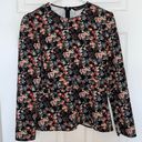 ZARA  Floral Peplum Top  Photo 2