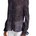 L'Agence L’Agence Carla Sheer Blouse NWT size‎ XS Photo 8