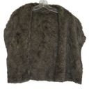 Velvet Tees Velvet Womens Small Faux Fur Vest Sleeveless Open Front Brown Mobwife Gorpcore Photo 1