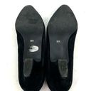 YSL  Yves Saint Laurent Black Suede Bowtie Kitten Heel Pumps Women's 6.5 US Photo 7