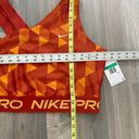 Nike Womens Serena Design Crew Tennis Crop Tank Orange Photo 1