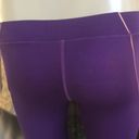 ASICS NEW  Motion Dry Purple Leggings NWT $55 Women's XS Photo 7