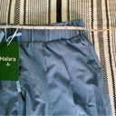 Halara  Blue Shadow Elastic Drawstring Ruched Side Pocket Casual Shorts 3” Small Photo 7