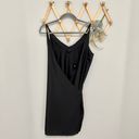 Mango MNG Suit Black Embellished Slip Mini Dress XS Photo 2