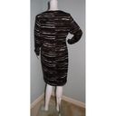 Philosophy NWT Women's  L/S Abstract Print Sheath D Photo 6