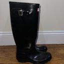 Hunter Original  Tall Gloss Black Rain Boots Photo 0