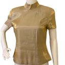 Adrianna Papell Vintage  Evening Essentials Gold Top Photo 5