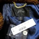 J.Crew NWT  Petite Teddy Sherpa Coat in Warm Brandy Cozy Furry Jacket SP $248 Photo 2