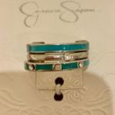 Jessica Simpson Brand New  Silver-tone/turquoise Ring Photo 2