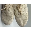 Lower East Side  Lace Boho Cream Sneaker Size 10 Bohemian Cottage Photo 3