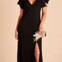 Birdy Grey  Womens Dress Small Black Hannah Bridesmaid Formal Long Maxi Crepe New Photo 13