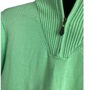 Brooks Brothers  lime green 1/4 zip sweater size XXL - cotton and cashmere sweate Photo 4