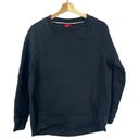 Nike  Black Rally Textured Crewneck Pullover Sweatshirt M Photo 2