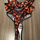 One Piece Hot Flames Sexy Sheer Thong Bodysuit/ Photo 11